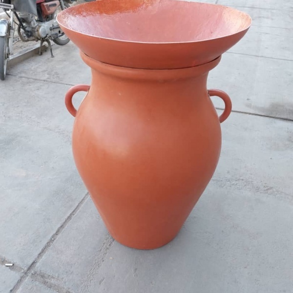 گلدان خمره ای فایبرگلاس زرین کار