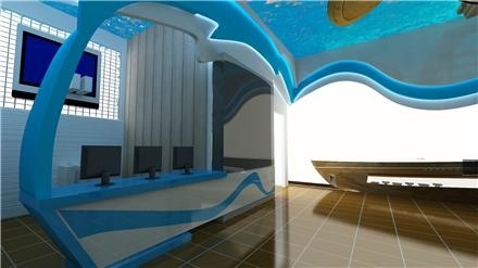 ویترین و دکوراسیون داخلی فایبرگلاس